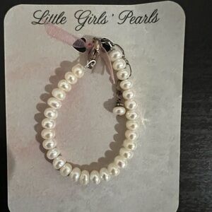 Baby Infant Girl’s Genuine Pearl Bracelet Gift New